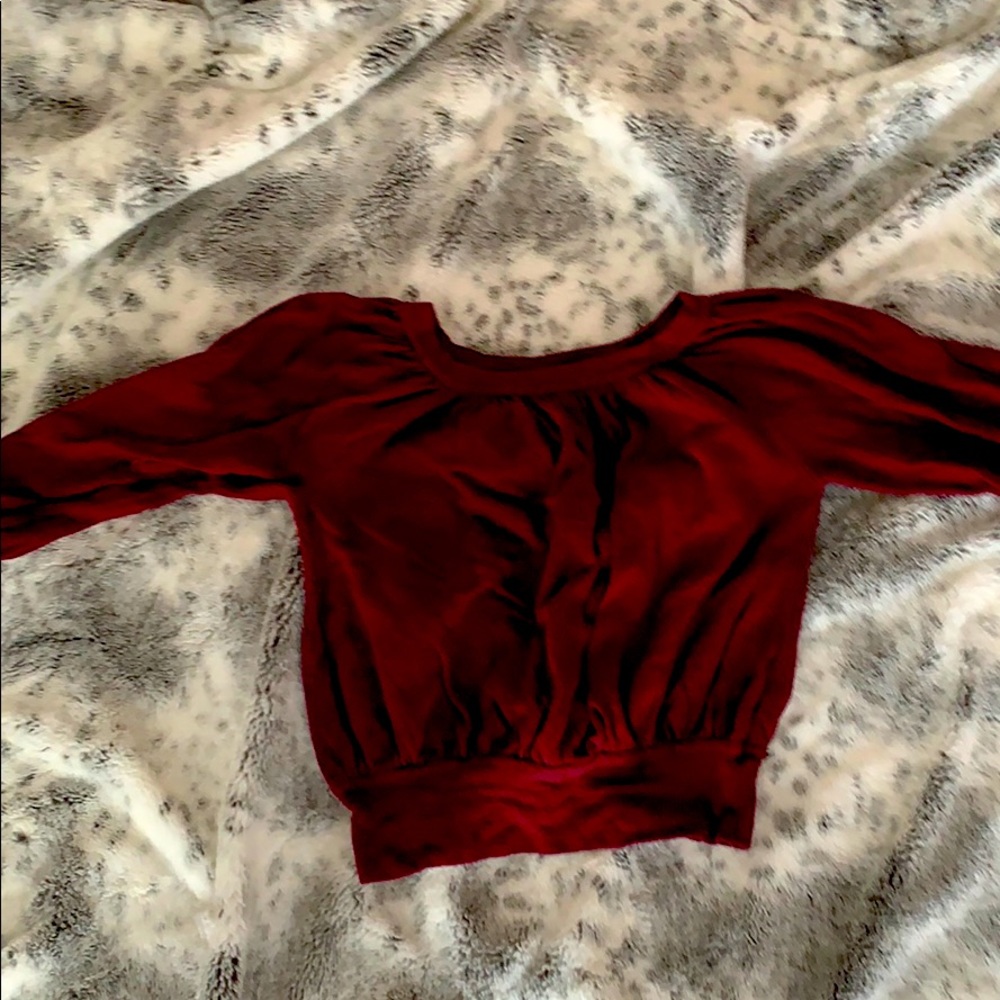 Women’s longsleeve crop top